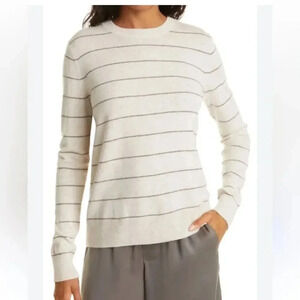 NWT Vince Wool/Cashmere Stripe Crewneck Sweater size Medium